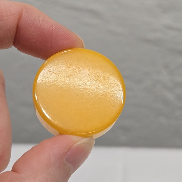 Bakelite 1-1/4" Butterscotch Backgammon Checkers Marbled Rounded Game Piece Chip - Picture 10 of 11